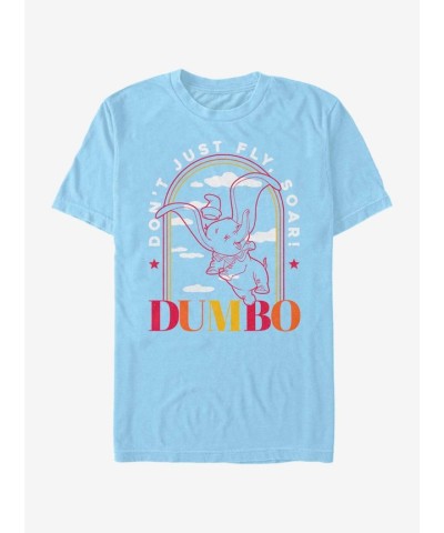 Disney Soaring Dumbo Arch T-Shirt - Men's Blue