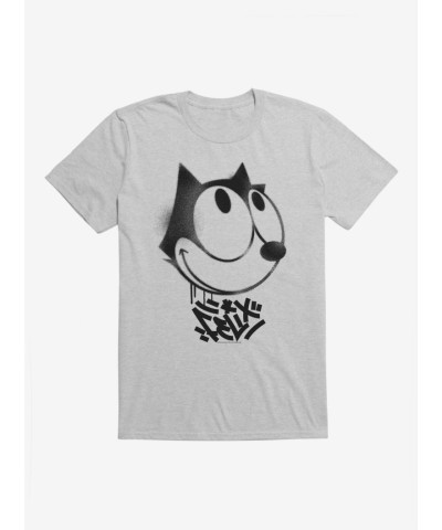 Felix The Cat Smiling Graffiti Art T-Shirt for Men
