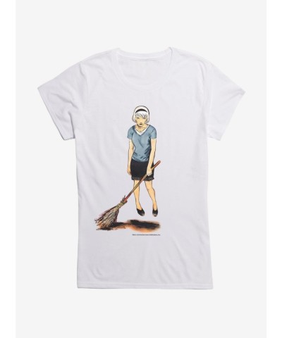 Chilled Adventures Sabrina Broom Tee for Girls