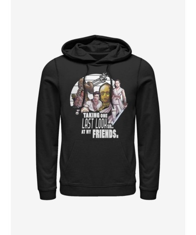 Star Wars Unisex Hoodie - Last Goodbye Quote in Black