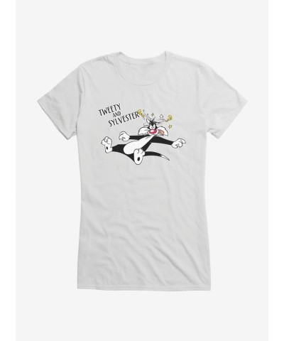 Looney Tunes Tweety Dizzy Sylvester Girls Lightweight Tee