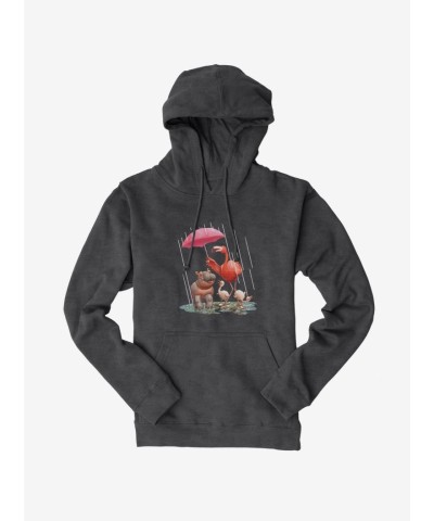 Fiona The Hippo Valentine's Day Men's Stay Dry Hoodie