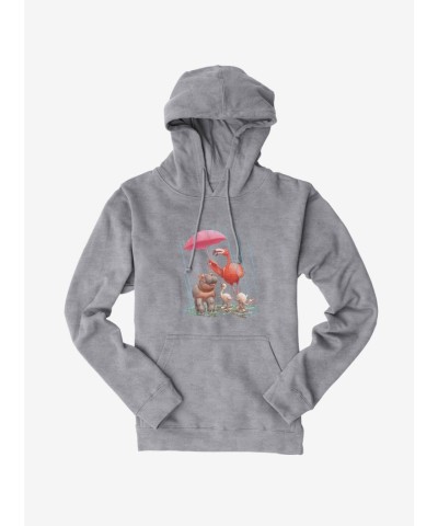 Fiona The Hippo Valentine's Day Men's Stay Dry Hoodie