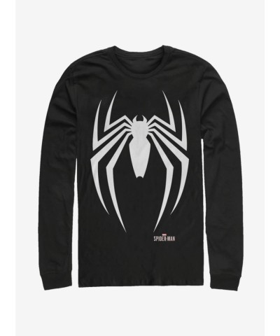 Marvel's Spider-Man Gaming Long Sleeve Shirt - Black Men's