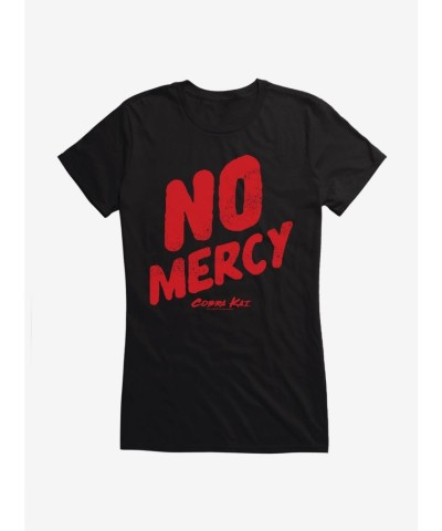 Cobra Kai No Mercy Junior Girls Cotton T-Shirt