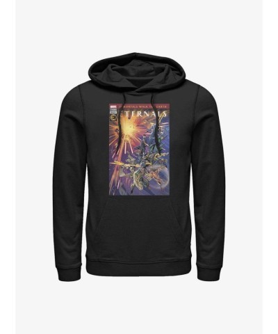 Marvel Eternals Graphic Hoodie - Black for Men