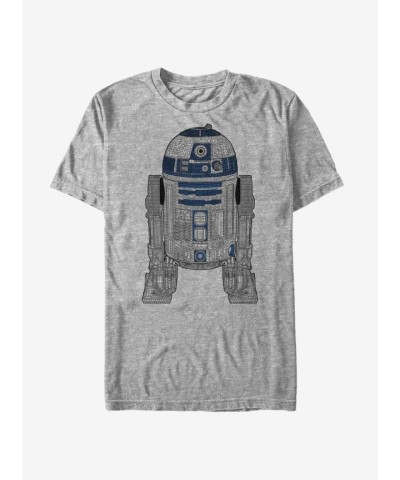 Star Wars R2-D2 Henna Design T-Shirt - Unisex Black