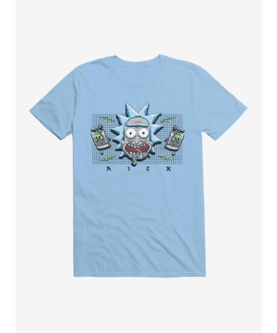 Rick And Morty 8-Bit Retro T-Shirt for Men