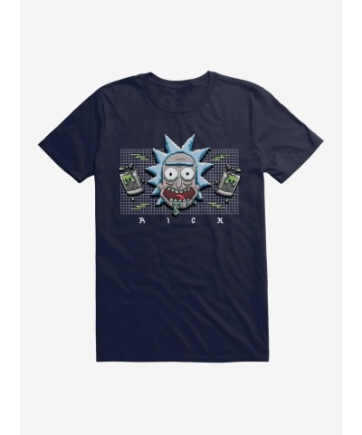 Rick And Morty 8-Bit Retro T-Shirt for Men
