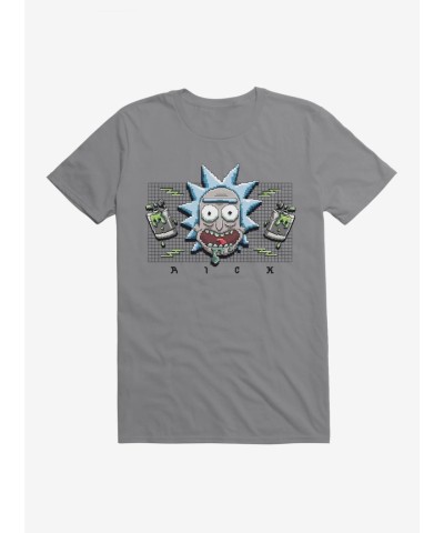 Rick And Morty 8-Bit Retro T-Shirt for Men