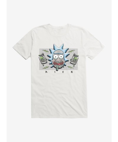 Rick And Morty 8-Bit Retro T-Shirt for Men