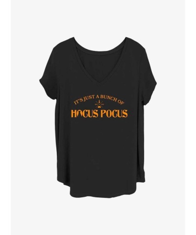 Disney Hocus Pocus Girls Plus Size T-Shirt - Black
