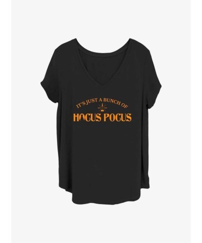 Disney Hocus Pocus Girls Plus Size T-Shirt - Black