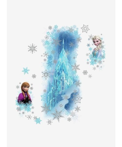 Disney Frozen Ice Palace Giant Wall Decals Featuring Elsa and Anna