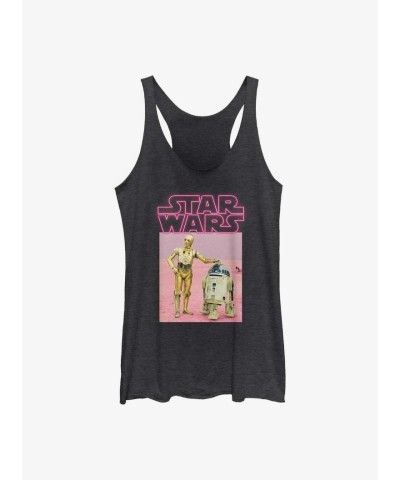 Star Wars Droid Bros Black Tank Top for Girls