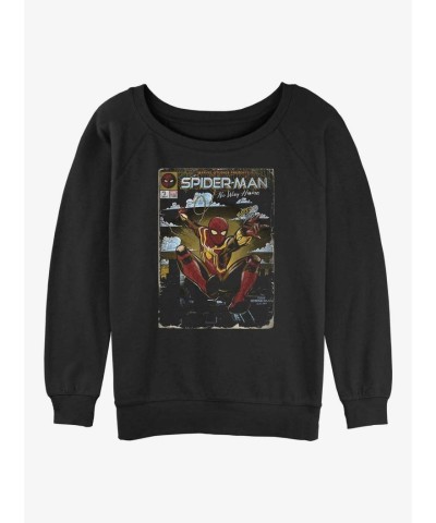 Marvel's Arachnidian Avenger Girls Lightweight Sweatshirt - Black