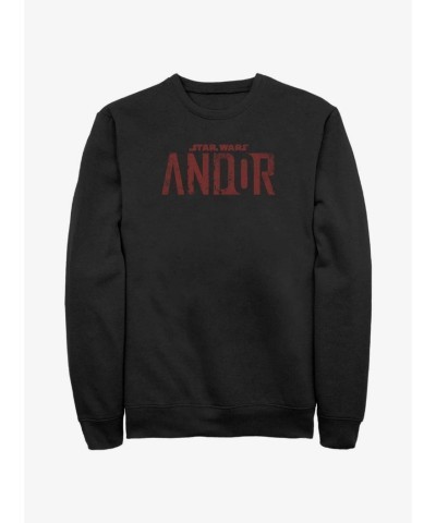 Star Wars Andor Black Logo Unisex Sweatshirt