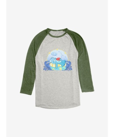Care Bears Cancer Awareness Raglan Shirt - Men's Green