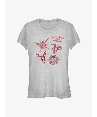 Marvel Girls T-Shirt Asgard Grey - Thor: Love and Thunder