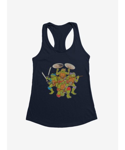 Teenage Mutant Ninja Turtles Weapon-Themed Girls Tank Top