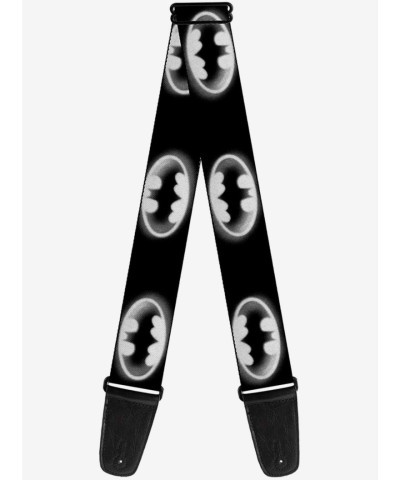 DC Comics Batman Cloudy Bat Signal Guitar Strap - USA Made