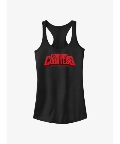 The Boys Crimson Countess Logo Tank Top - Junior Girls Black