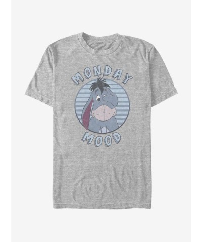 Disney Winnie The Pooh Grey Mood T-Shirt for Men