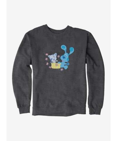 Blue's Clues Men's Periwinkle Surprise Fleece Sweatshirt