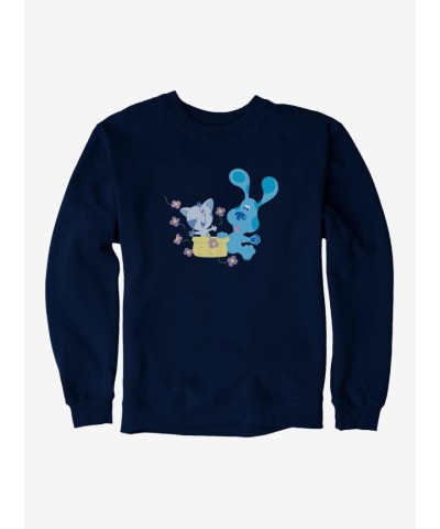 Blue's Clues Men's Periwinkle Surprise Fleece Sweatshirt
