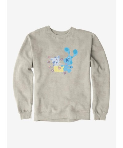 Blue's Clues Men's Periwinkle Surprise Fleece Sweatshirt