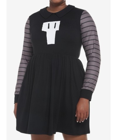 Invader Zim Gaz-Inspired Plus Size Cosplay Dress