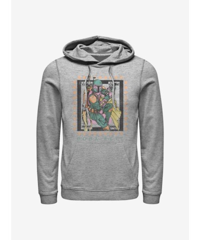 Star Wars Men's Grey Boba Fett Hunting Hoodie