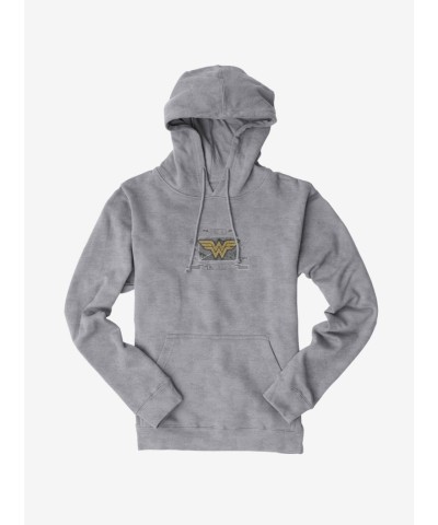 DC Comics Wonder Woman Unisex Warrior Hoodie