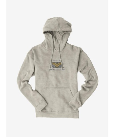 DC Comics Wonder Woman Unisex Warrior Hoodie