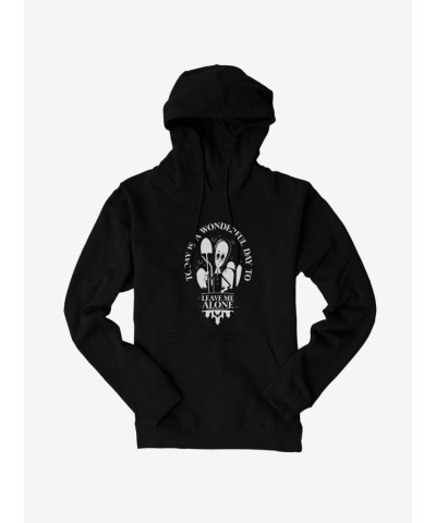 The Addams Family Hoodie - Unisex Leave Me Alone Black