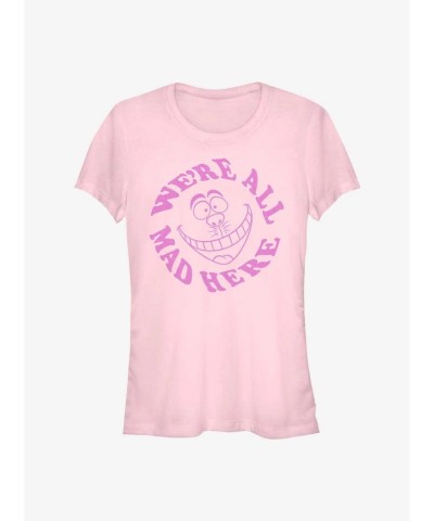Disney's Cheshire Cat All Smiles T-Shirt for Girls - Pink