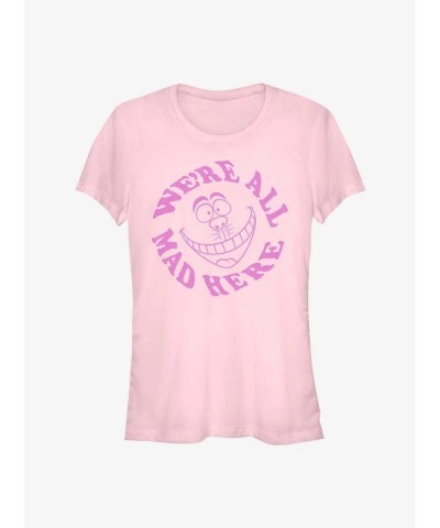Disney's Cheshire Cat All Smiles T-Shirt for Girls - Pink