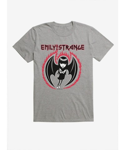 Emily the Strange Bat Wings Tee - Unisex Black Lightweight Cotton