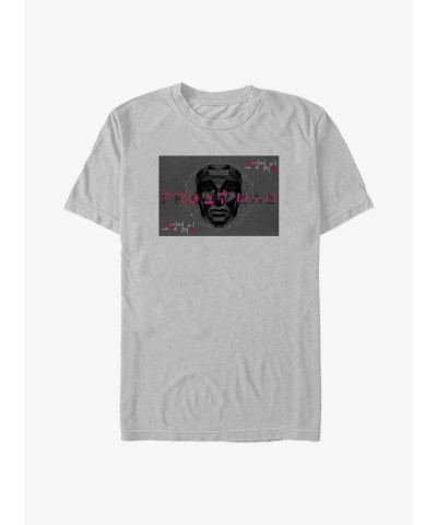 Squid Game Silver Masked Front Man Tee for Men