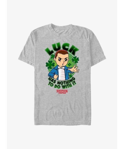 Stranger Things Eleven Unlucky Tee - Grey Men's Size