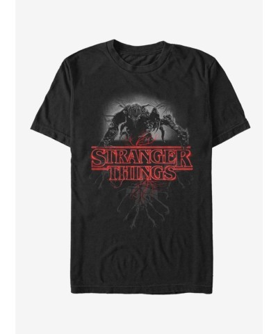 Stranger Things Mind Flayer Black T-Shirt for Men