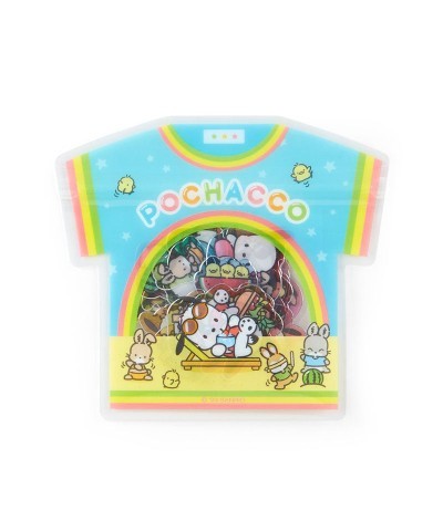 Pochacco Summer Fun 24-Piece Mini Sticker Pack