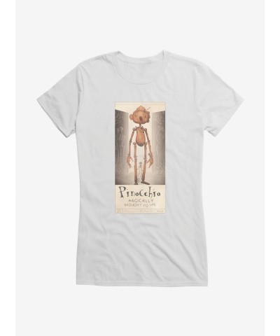Netflix Pinocchio Animated Story Girl's Junior T-Shirt