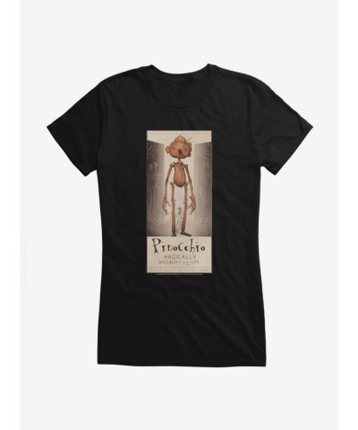 Netflix Pinocchio Animated Story Girl's Junior T-Shirt
