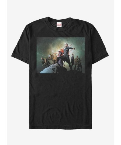 Marvel Inhumans Fantasy Shirt - Black Men's