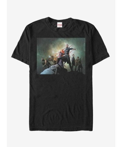 Marvel Inhumans Fantasy Shirt - Black Men's