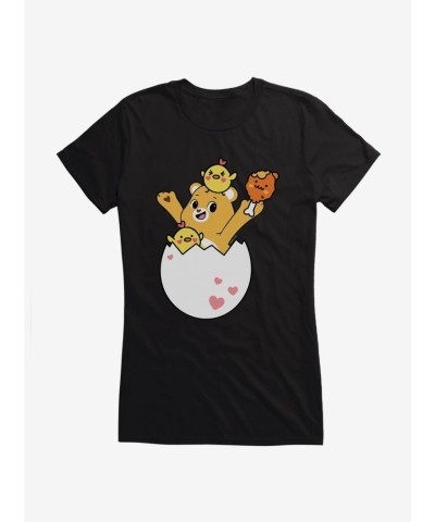 Care Bears Tenderheart Hatching Lunch T-Shirt for Girls