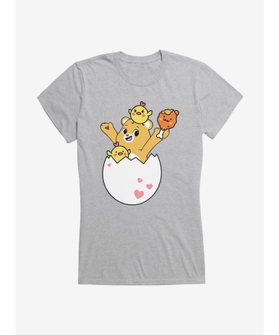 Care Bears Tenderheart Hatching Lunch T-Shirt for Girls