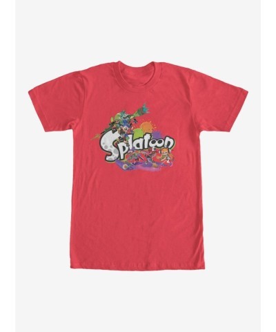 Nintendo Splatoon Inkling Humanoid Red T-Shirt - Unisex Style