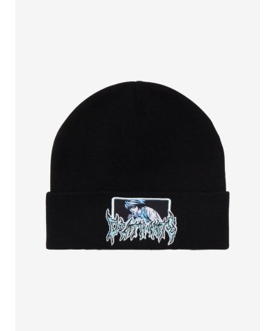 Death Note L Anime Metal-Themed Beanie